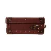 Petit porte-documents Crafted - Sherry Red & Marron & Or