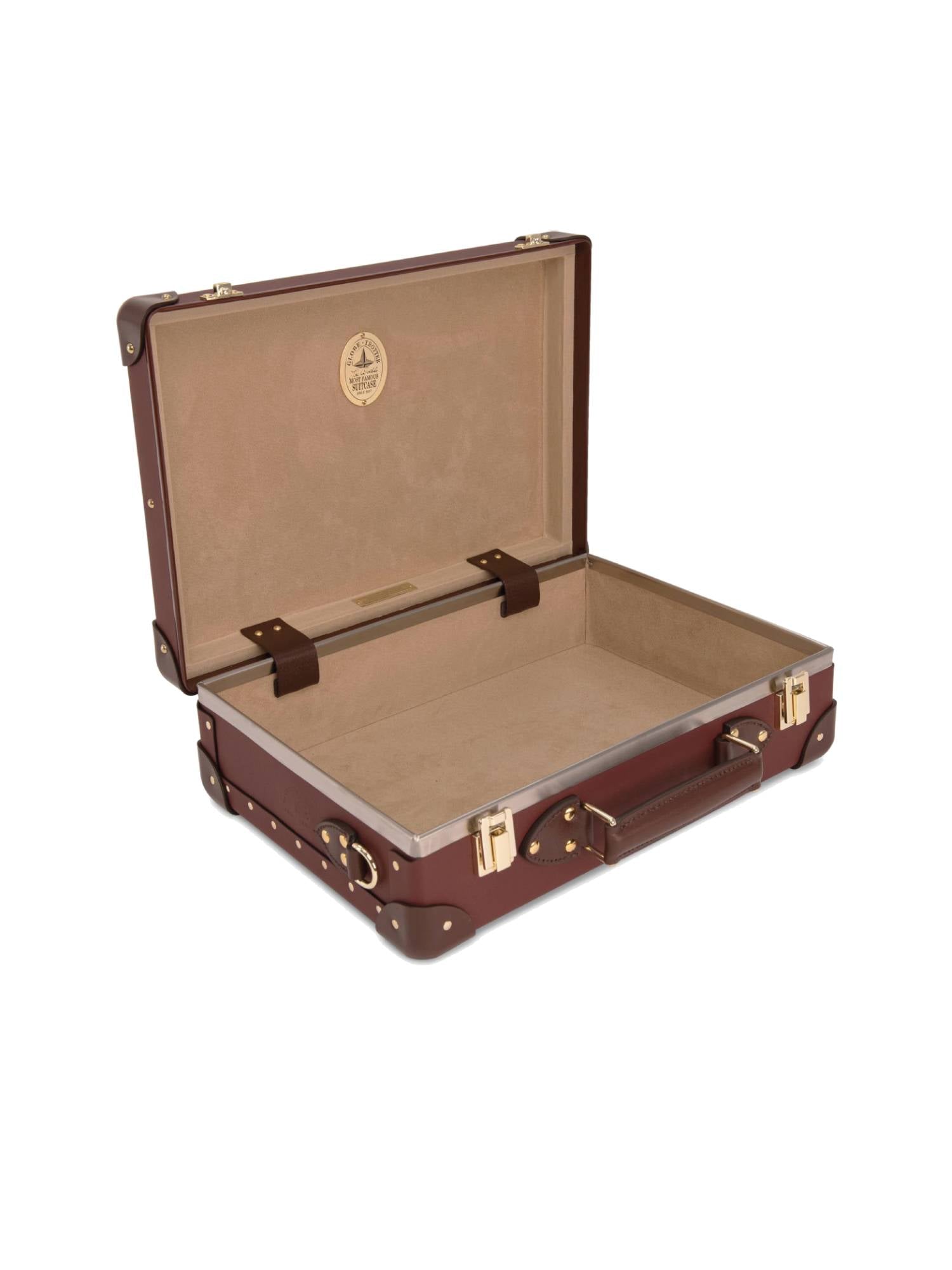 Petit porte-documents Crafted - Sherry Red & Marron & Or