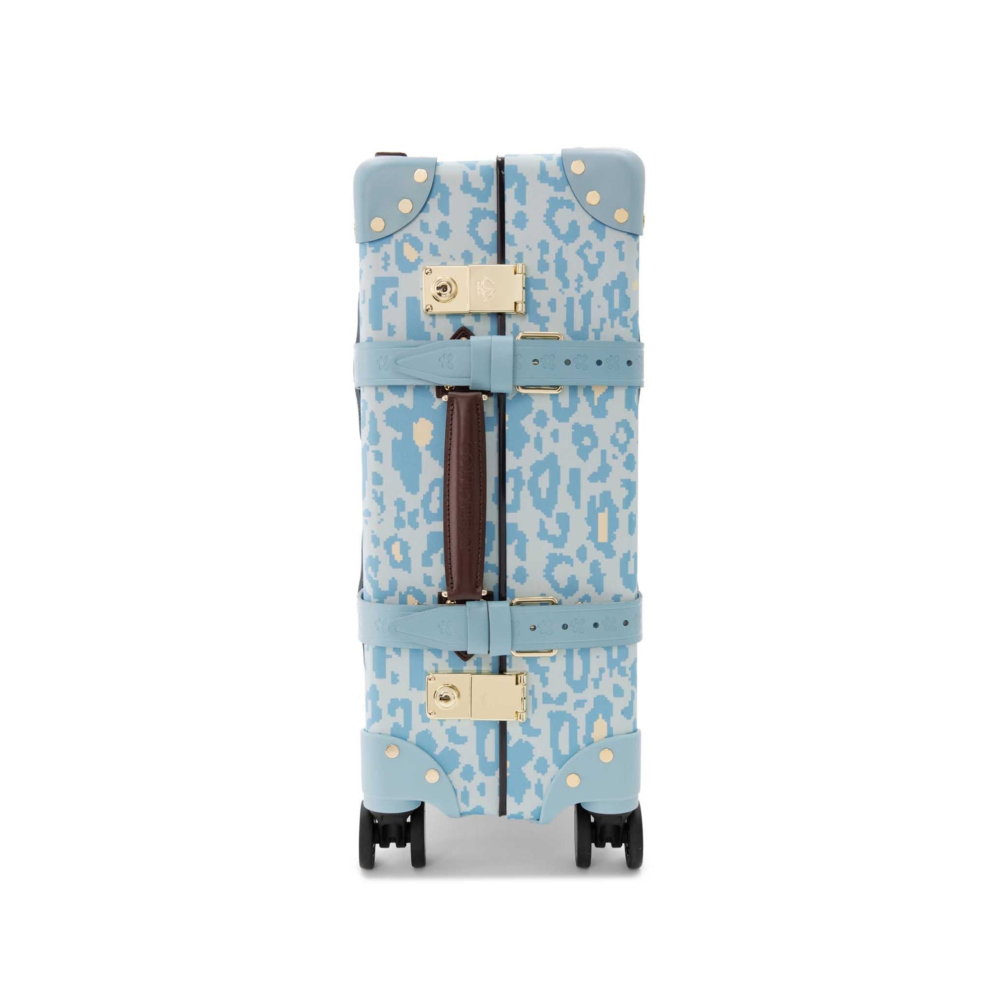 Valise cabine Golf Le Fleur 4 roues - Bleu & Or