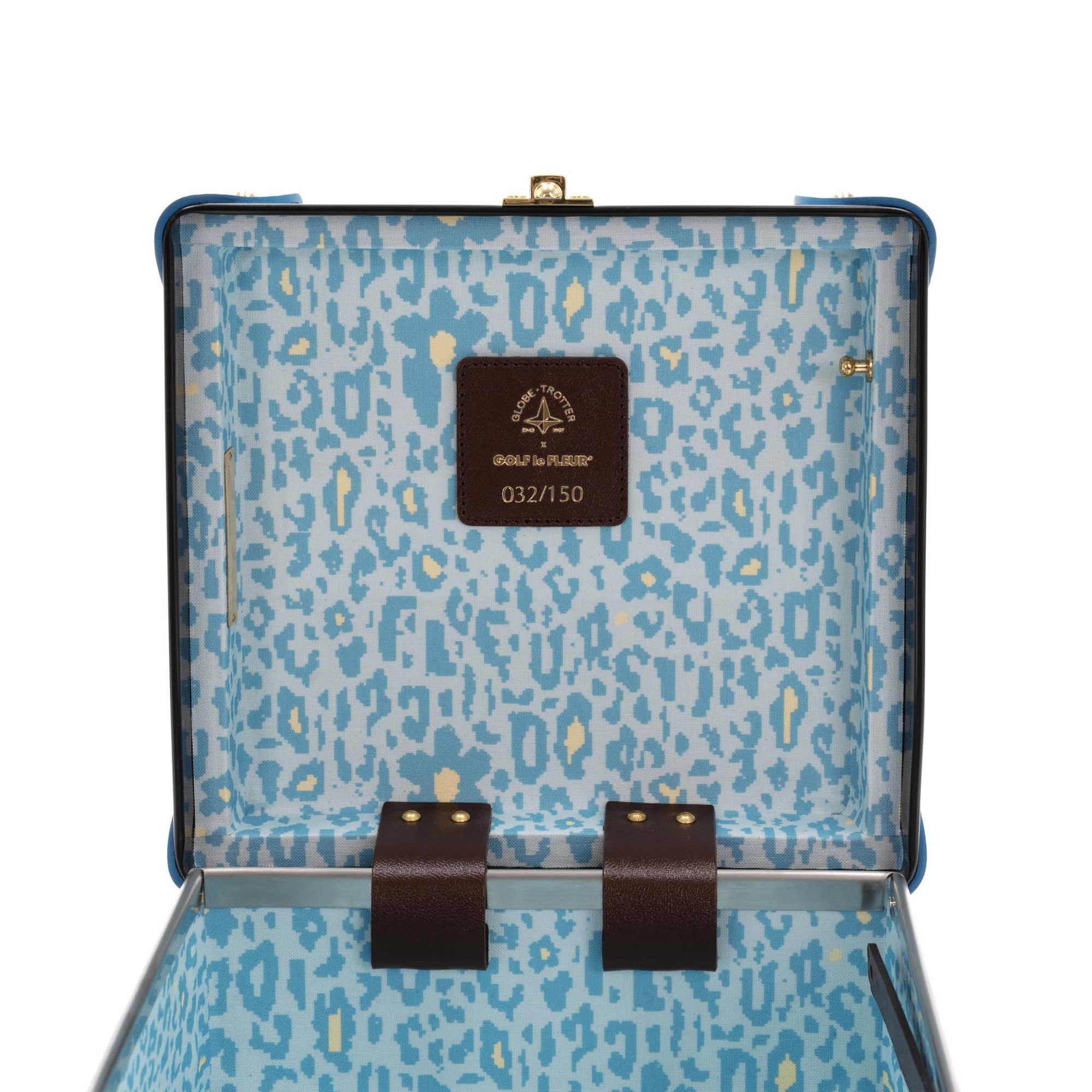 Sac carré London Golf Le Fleur - Bleu & Or
