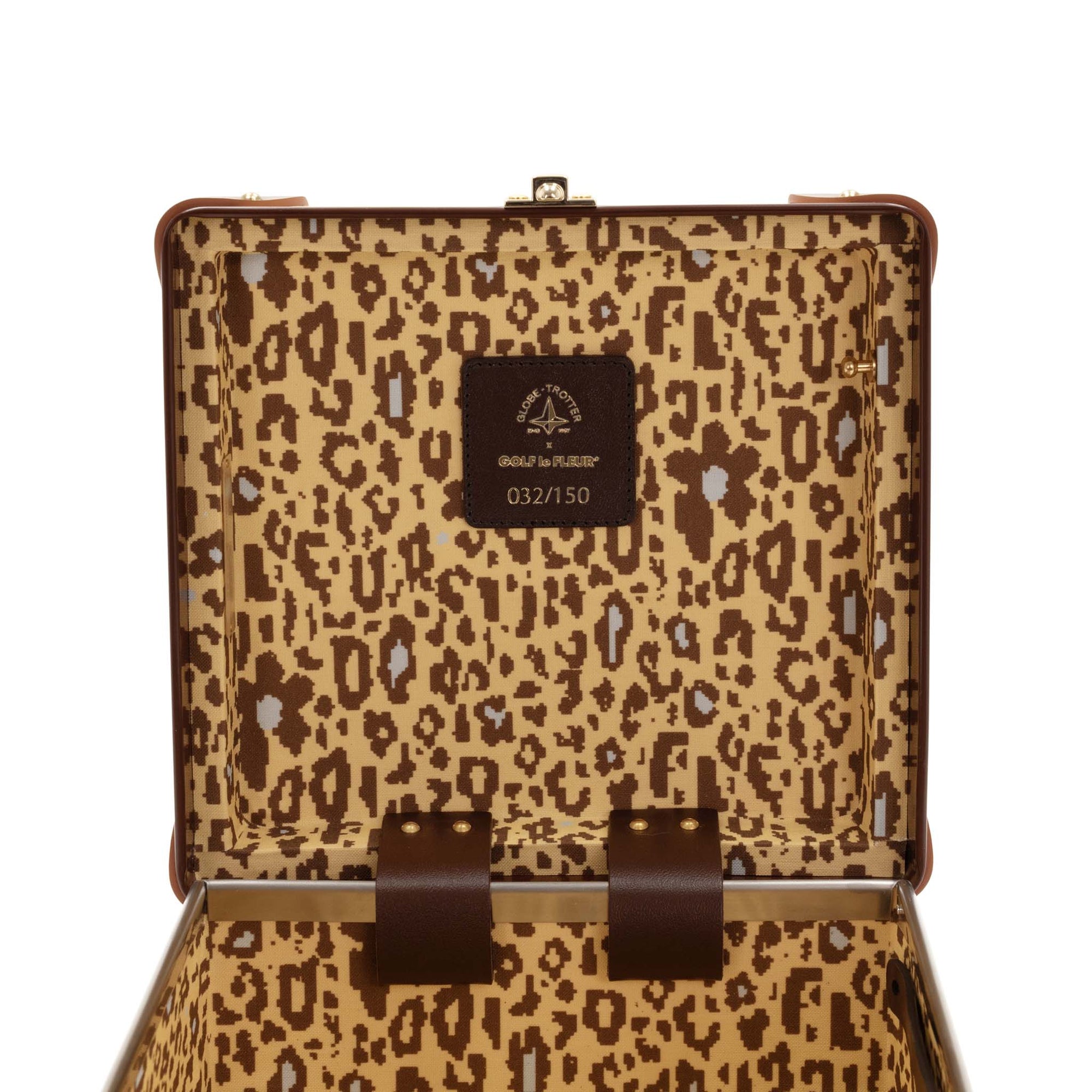 London Golf Le Fleur Square Bag - Yellow, Brown & Gold