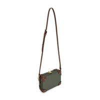 Sac à bandoulière Micro Case Centenary - Vert & Marron & Or