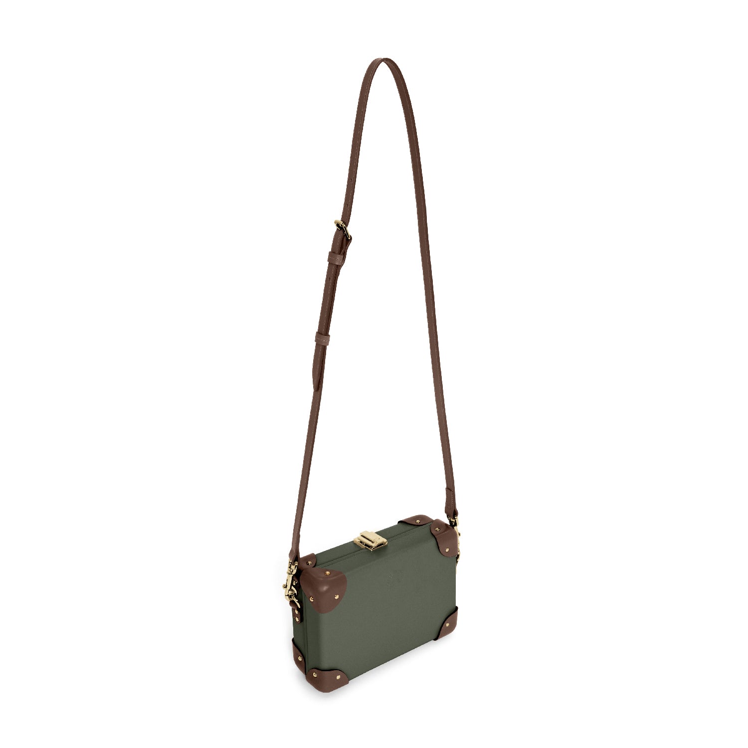 Sac à bandoulière Micro Case Centenary - Vert & Marron & Or