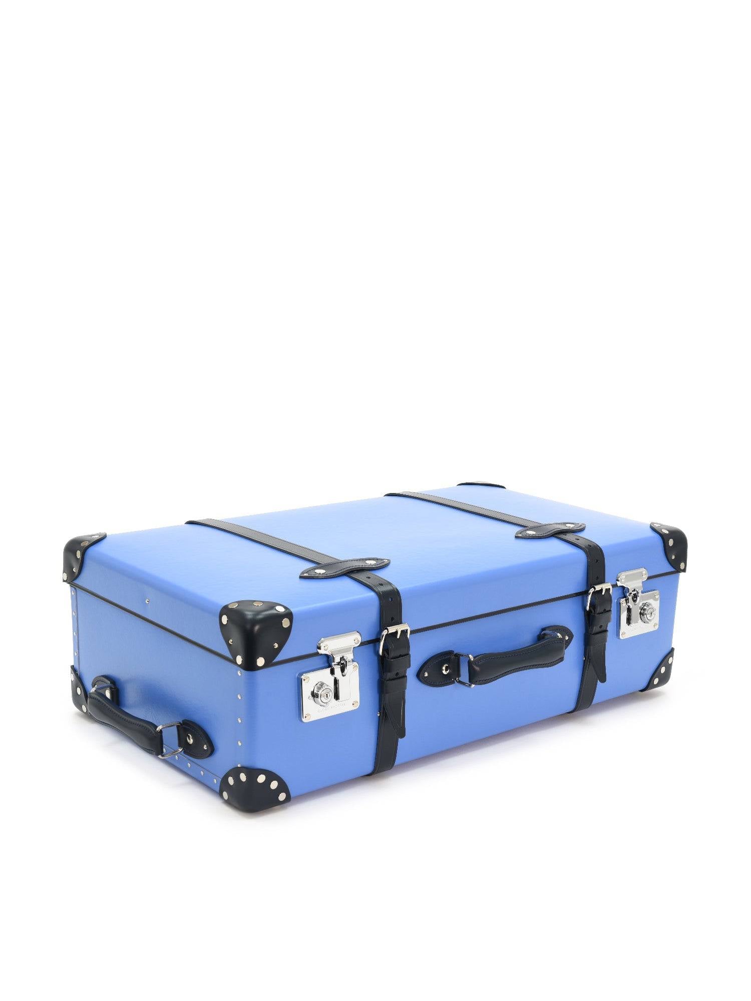 Grande valise soute Cruise 2 roues - Bleu & Marine & Chrome