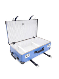 Grande valise soute Cruise 2 roues - Bleu & Marine & Chrome