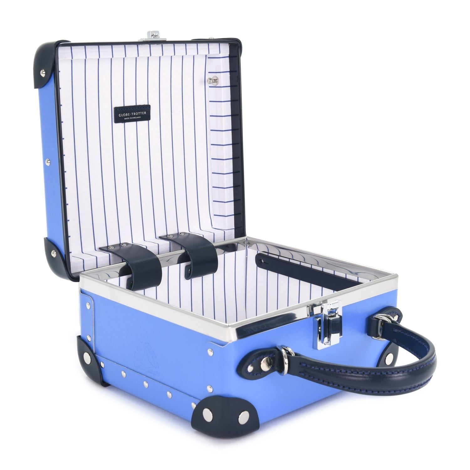Sac carré London Cruise - Bleu & Marine & Chrome