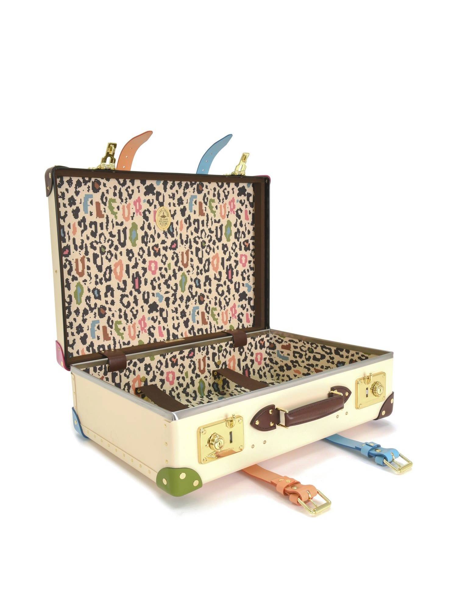Valise cabine Golf Le Fleur - Ivoire & Multi & Or