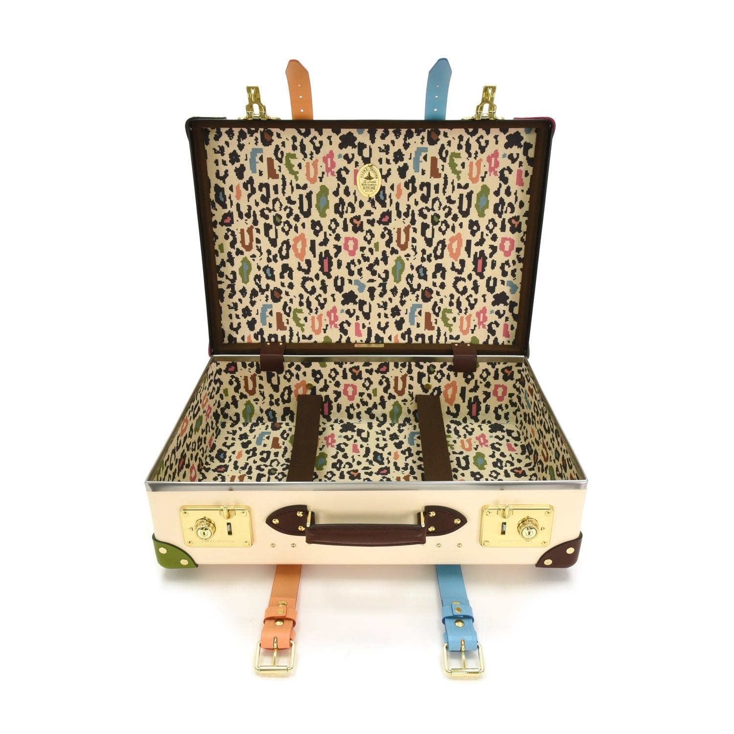 Valise cabine Golf Le Fleur - Ivoire & Multi & Or