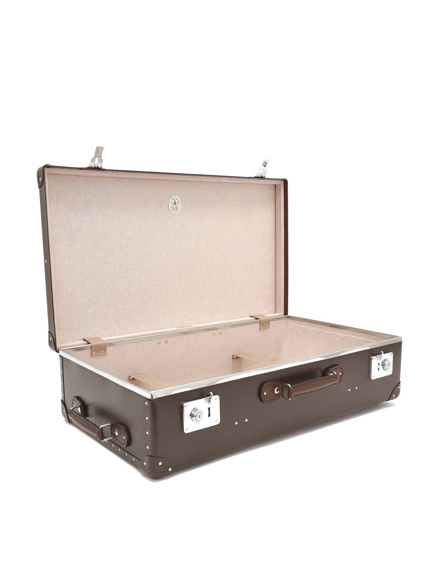 Grande valise soute Original 2 roues - Marron & Chrome