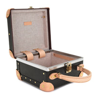 Sac carré London Safari - Marron & Naturel & Or