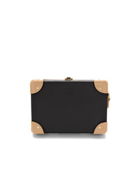 Sac à bandoulière Micro Case Safari - Marron & Naturel & Or