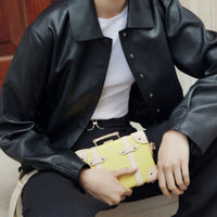 Sac à bandoulière Pop Micro Case Centenary - Lemon & Naturel & Or