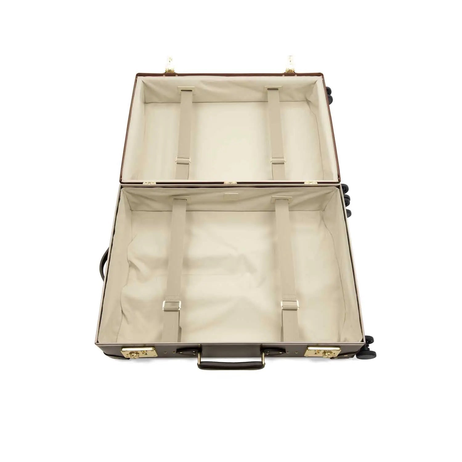 Grande valise soute Original 4 roues - Marron & Or