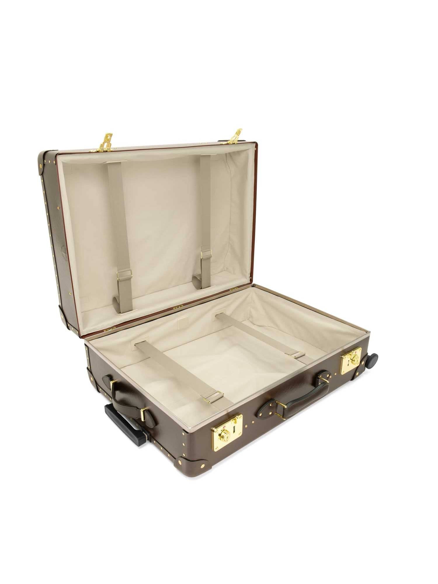 Grande valise soute Original 4 roues - Marron & Or