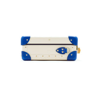 Petit porte-documents Palm Springs - Ivoire & Cobalt & Or