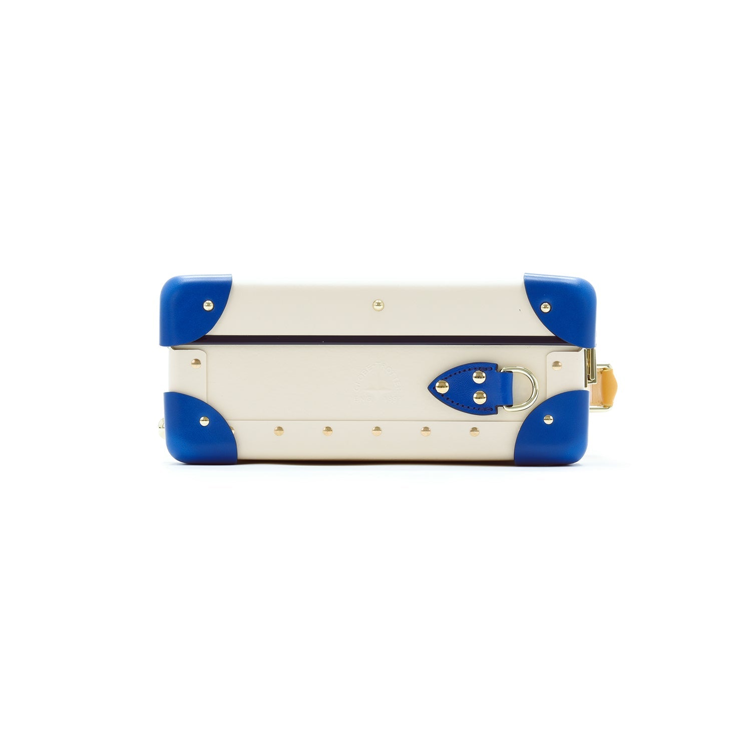Petit porte-documents Palm Springs - Ivoire & Cobalt & Or