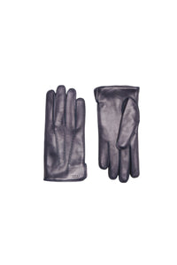 Gants à logo en cuir - Dark Navy