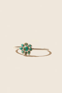 Bracelet Gloria en argent - Argent & Turquoise