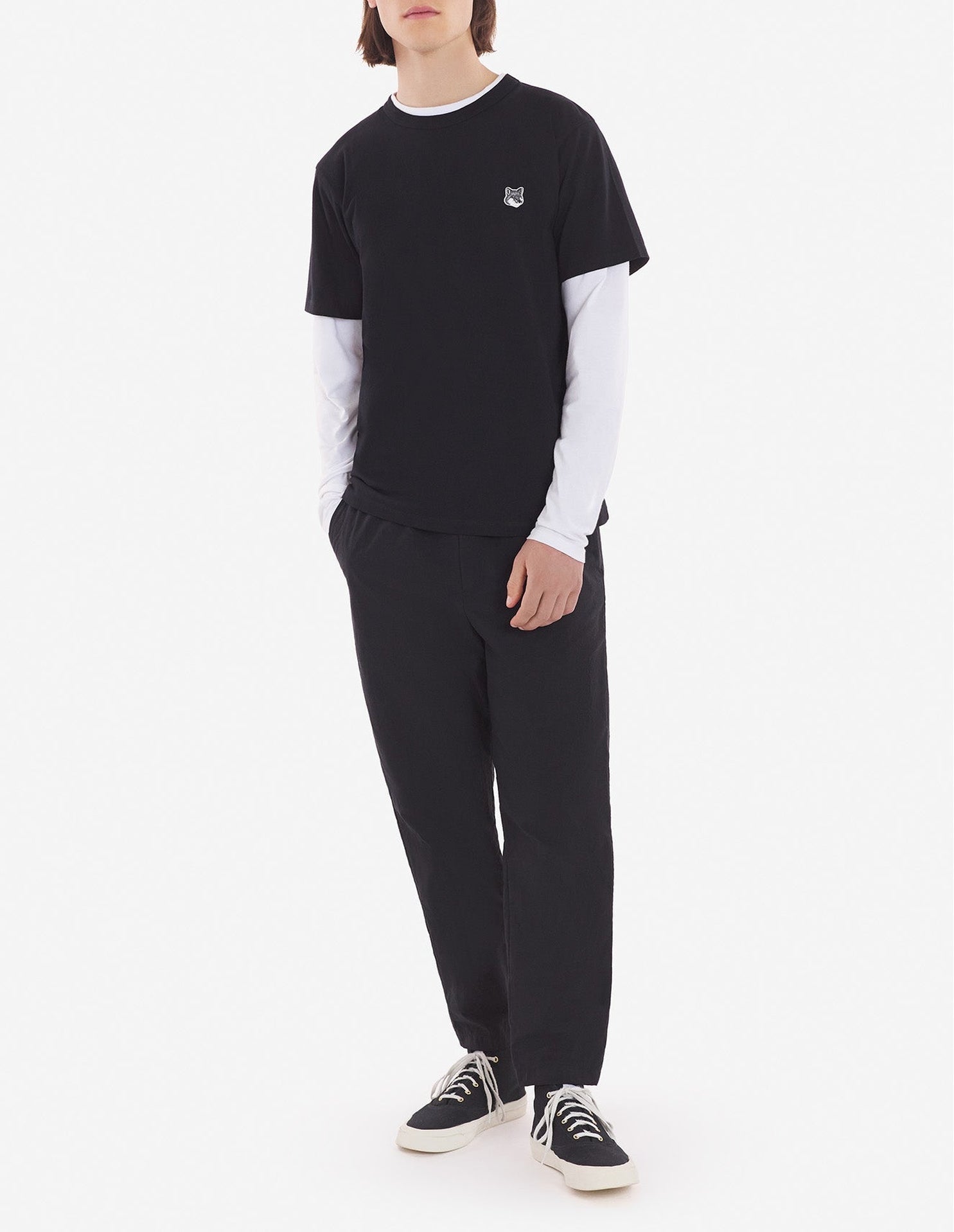 T-shirt with patch - Black