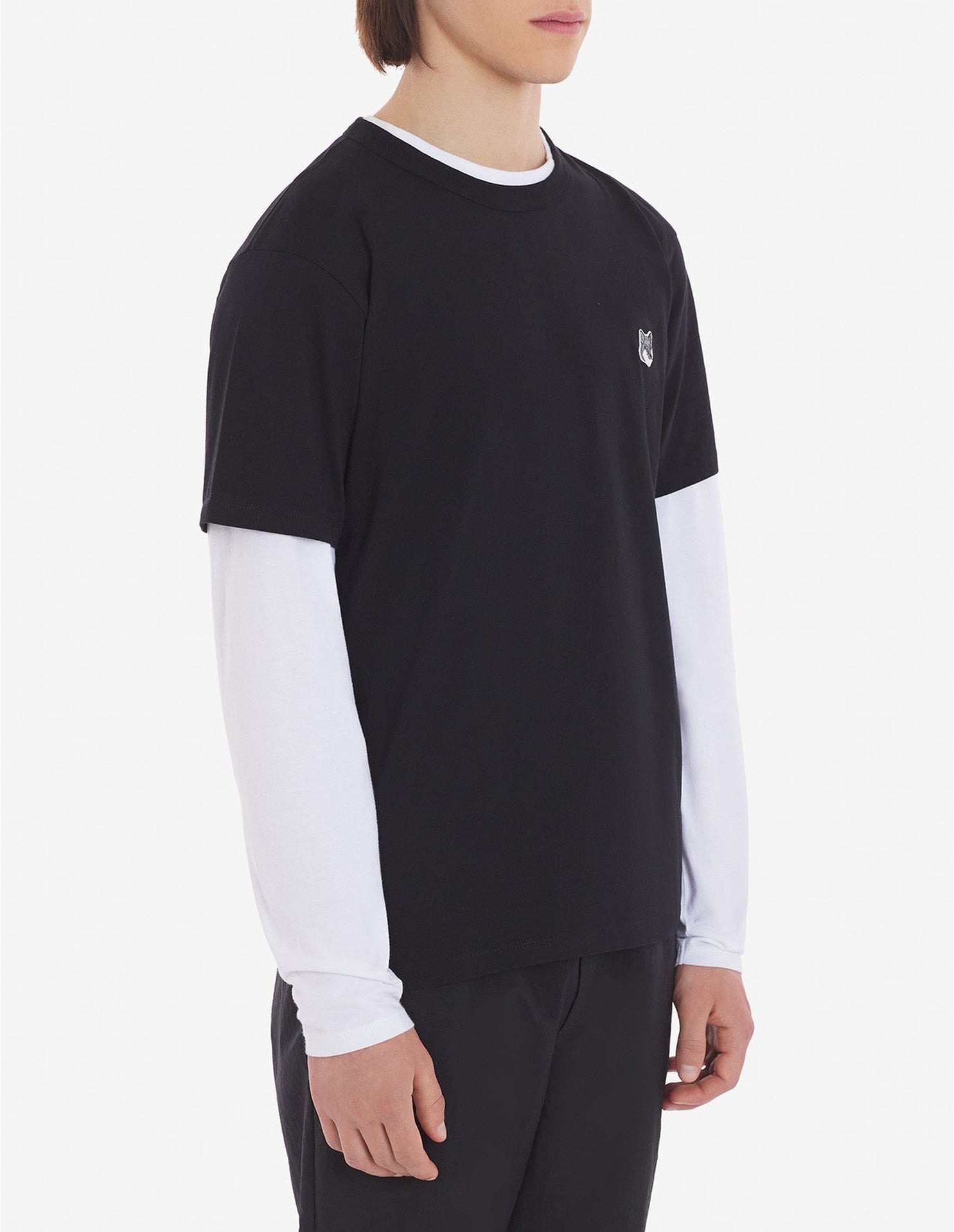 T-shirt with patch - Black