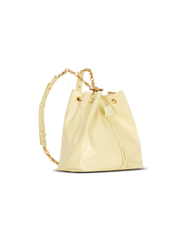 Sac à dos pulse en cuir de veau - Vanille