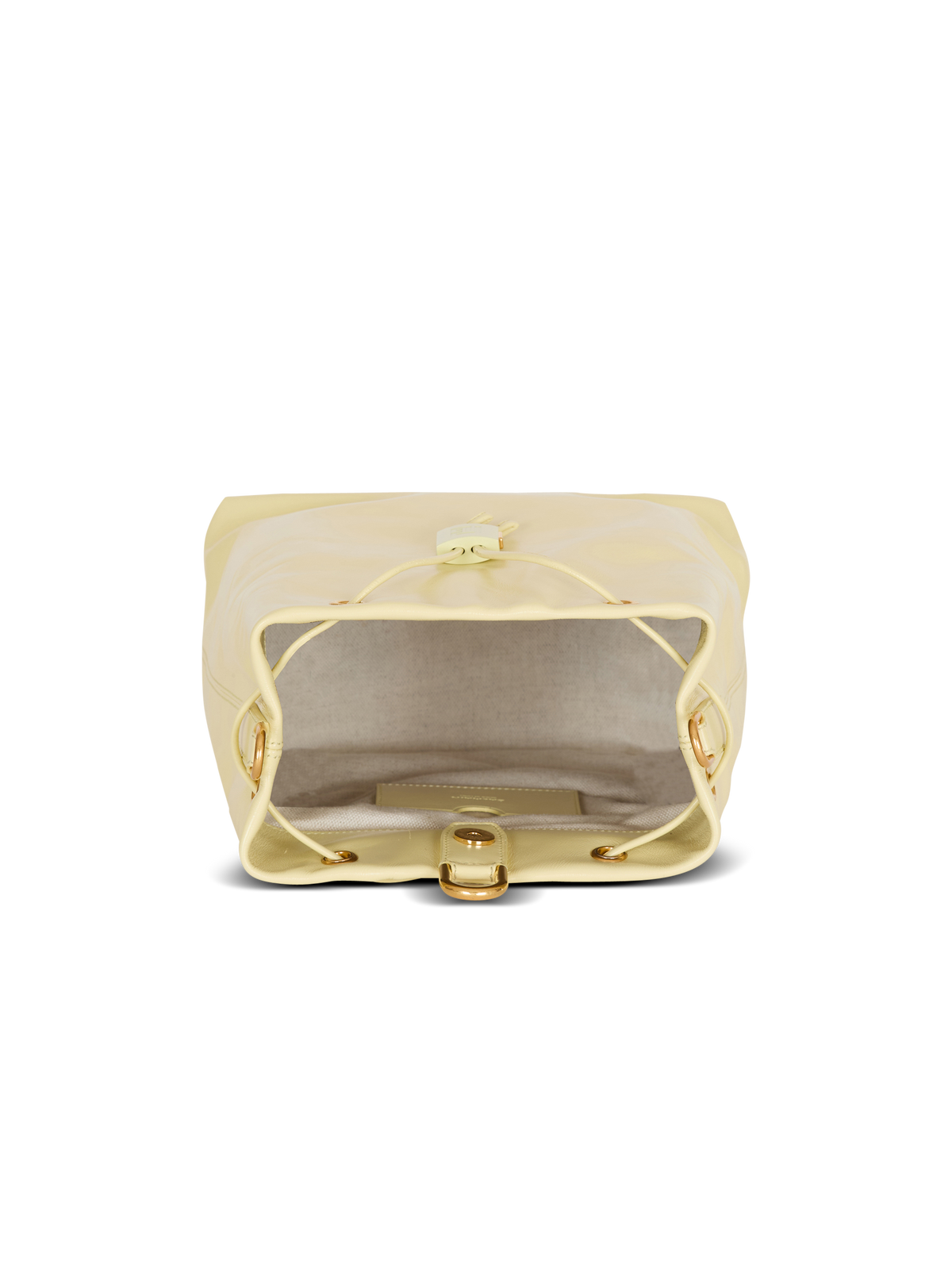 Sac à dos pulse en cuir de veau - Vanille