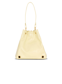 Sac à dos pulse en cuir de veau - Vanille