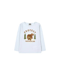 T-shirt Taxi - Bleu Nuageux