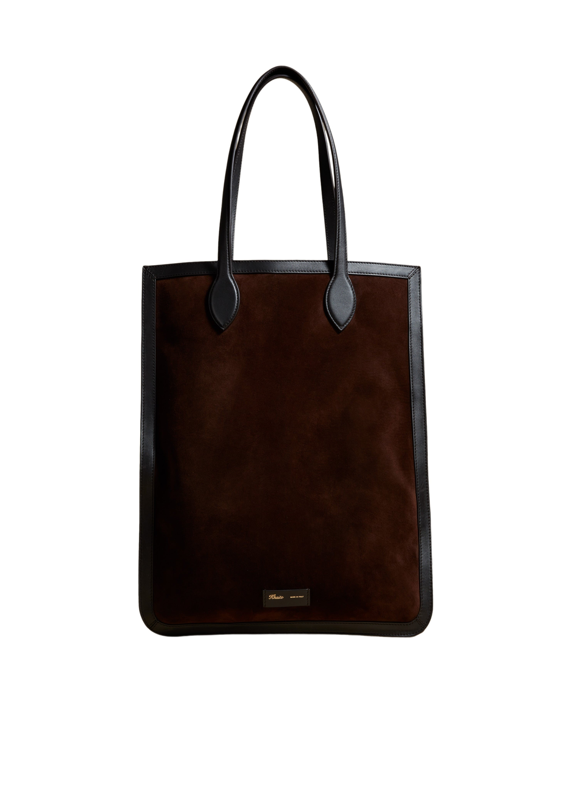 Grace tote in leather - Coffee