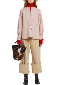 Blouse Grand Pere coupe droite - Pink