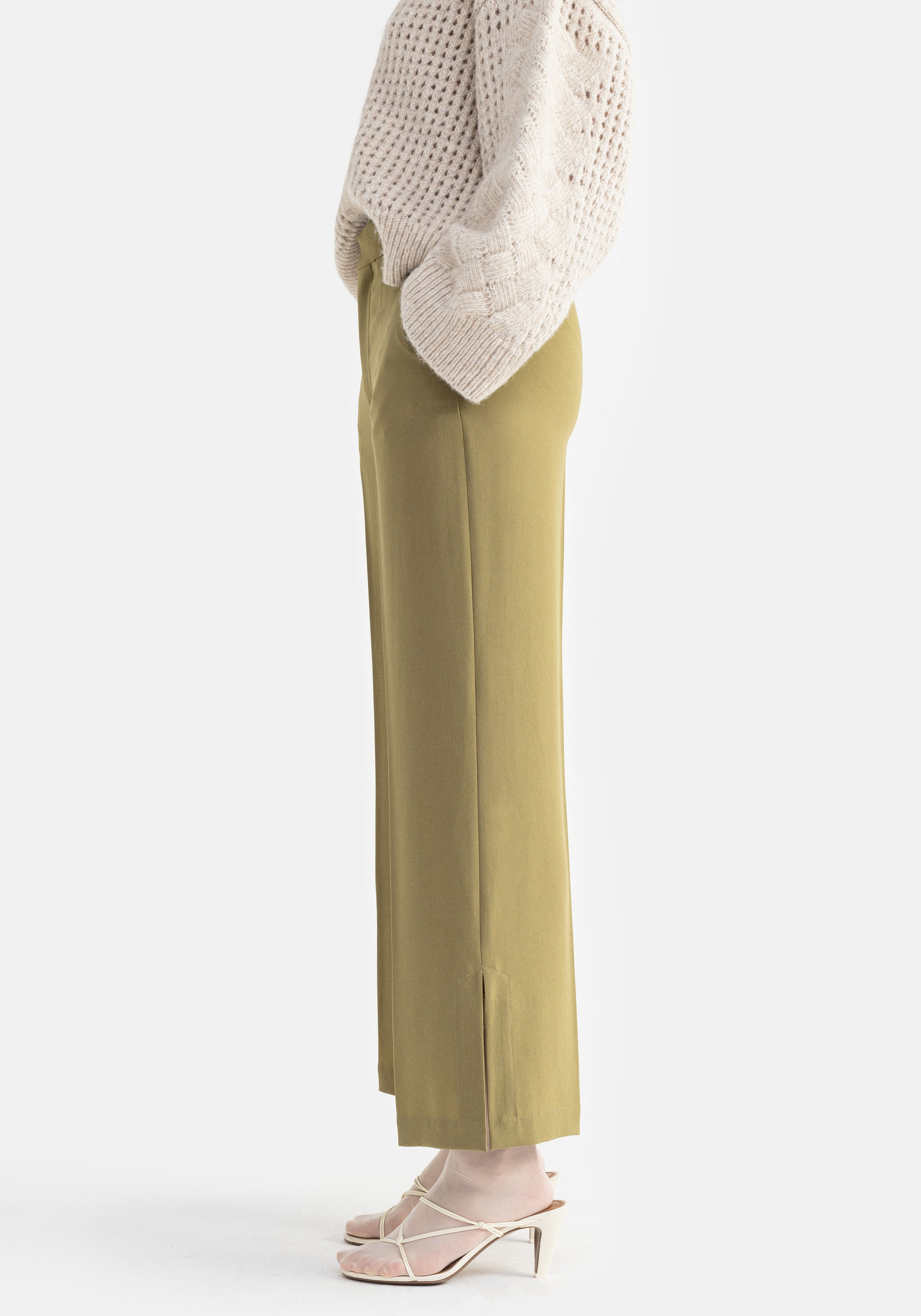 Pantalon droit Griffin - Olive