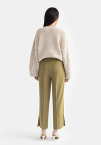 Pantalon droit Griffin - Olive
