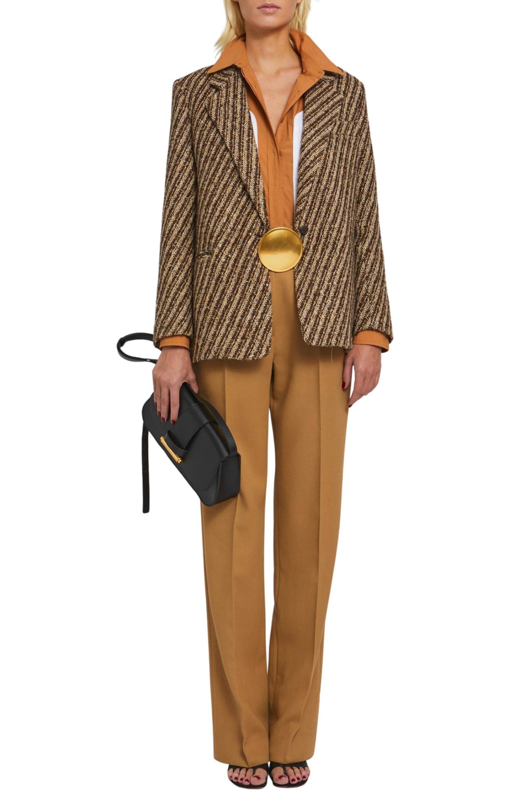 Blazer Ginsberg en laine - Brown