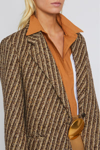 Blazer Ginsberg en laine - Brown