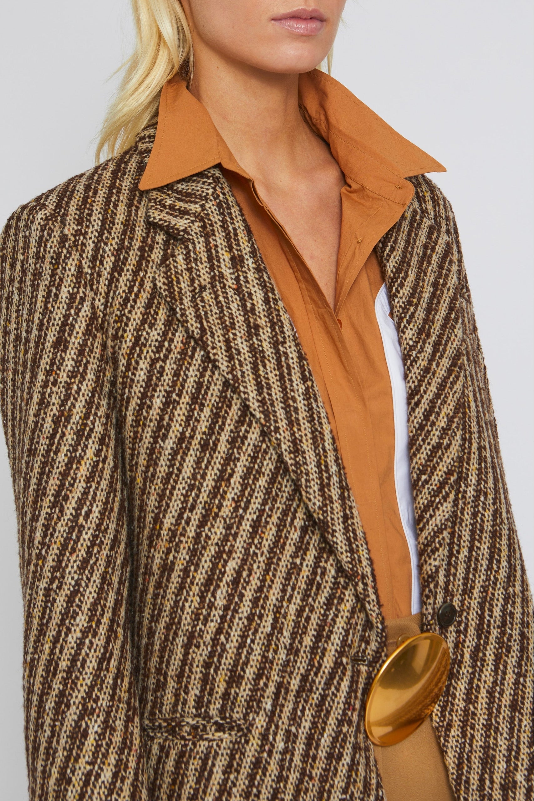Blazer Ginsberg en laine - Brown