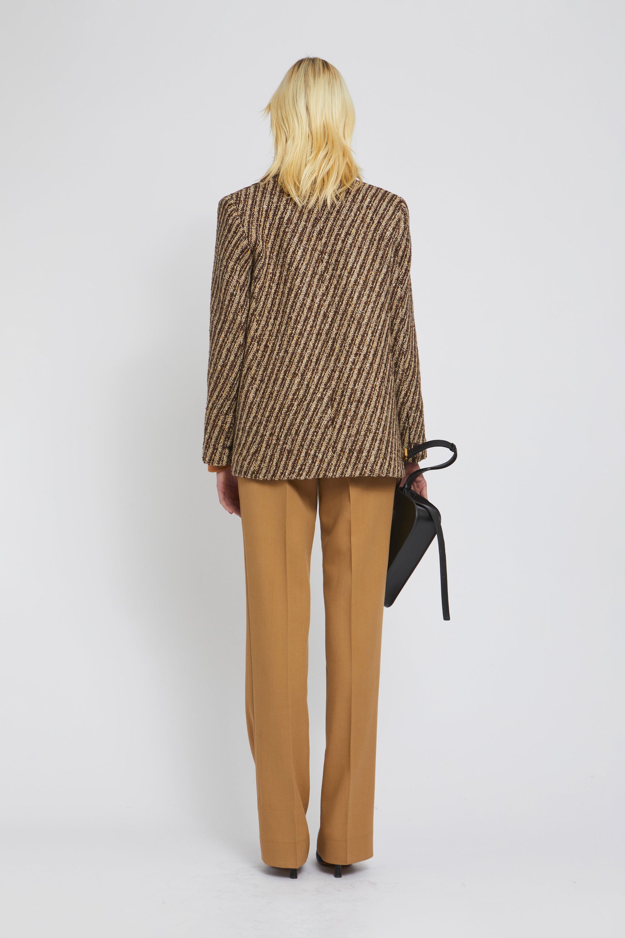Blazer Ginsberg en laine - Brown