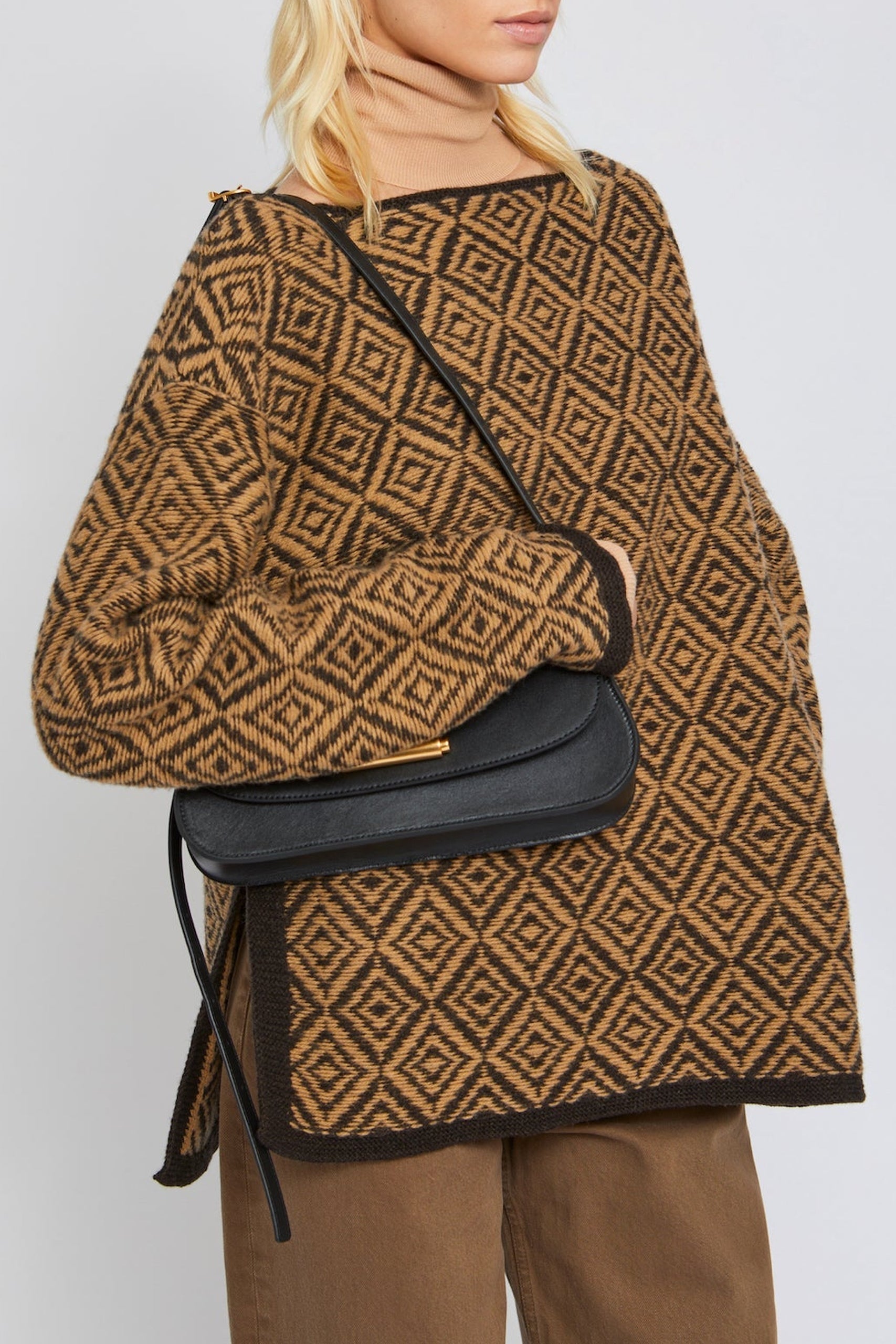 Pull Groovy en laine - Brown