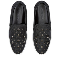 Sneakers Grove en cuir - Black & Gunmetal