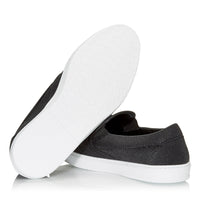 Sneakers Grove en cuir - Black & Gunmetal