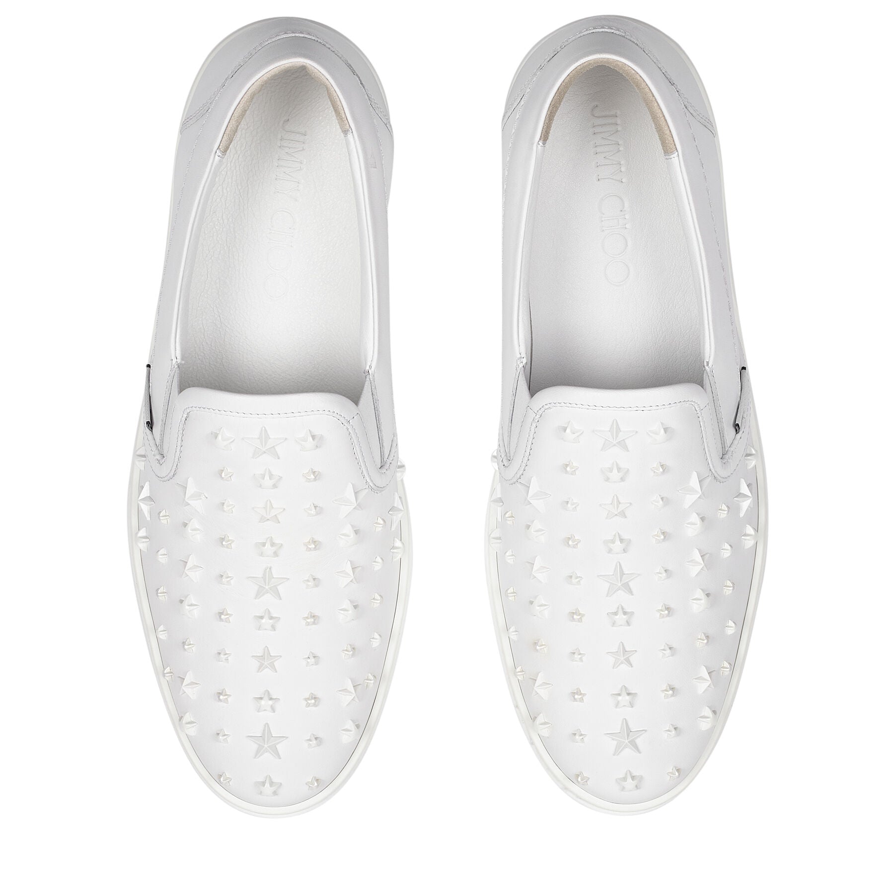 Sneakers Grove en cuir avec étoiles - Ultra White