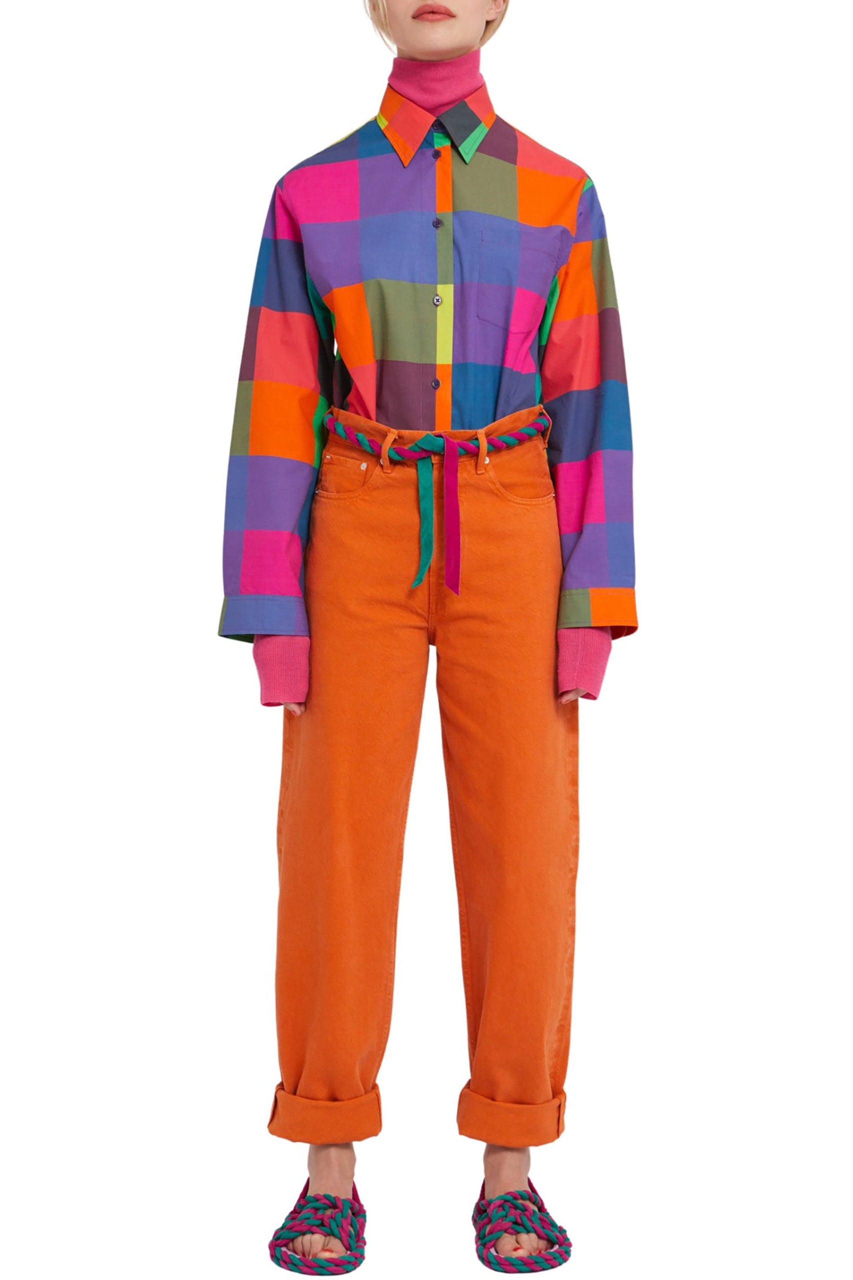 Blouse Gula multicolore coupe oversize - Multico