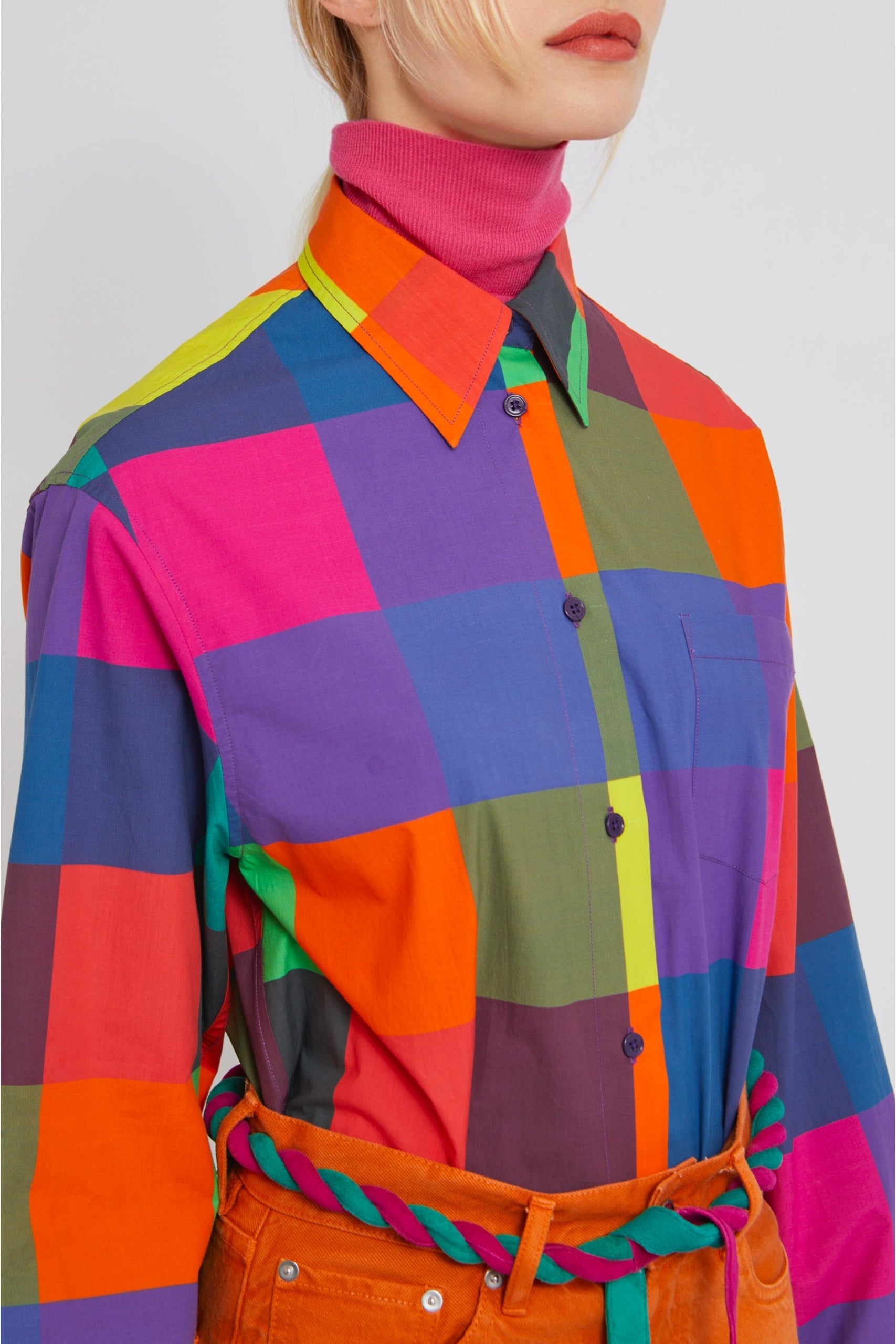 Blouse Gula multicolore coupe oversize - Multico