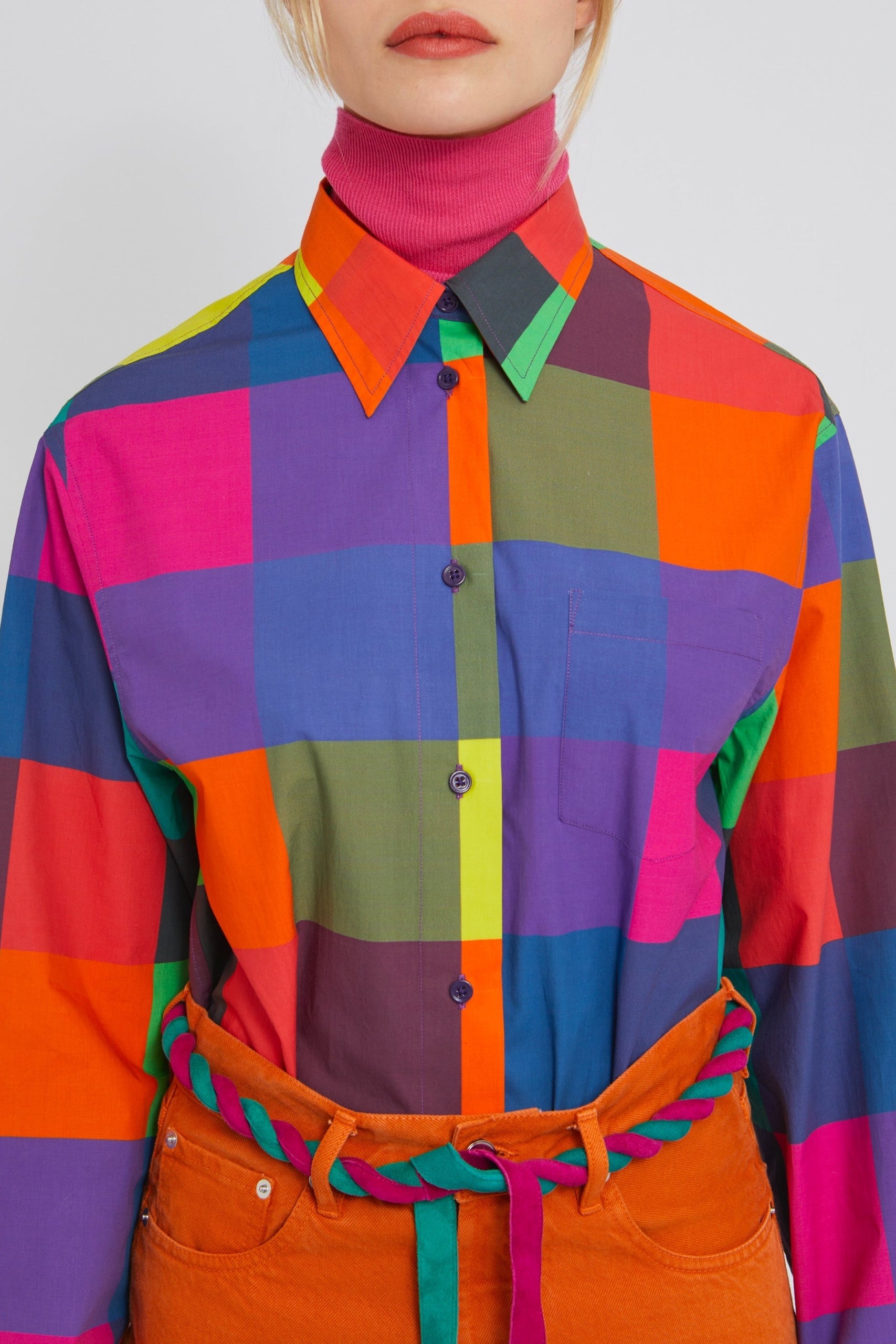 Blouse Gula multicolore coupe oversize - Multico