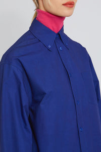 Blouse Gula coupe oversize - Blue
