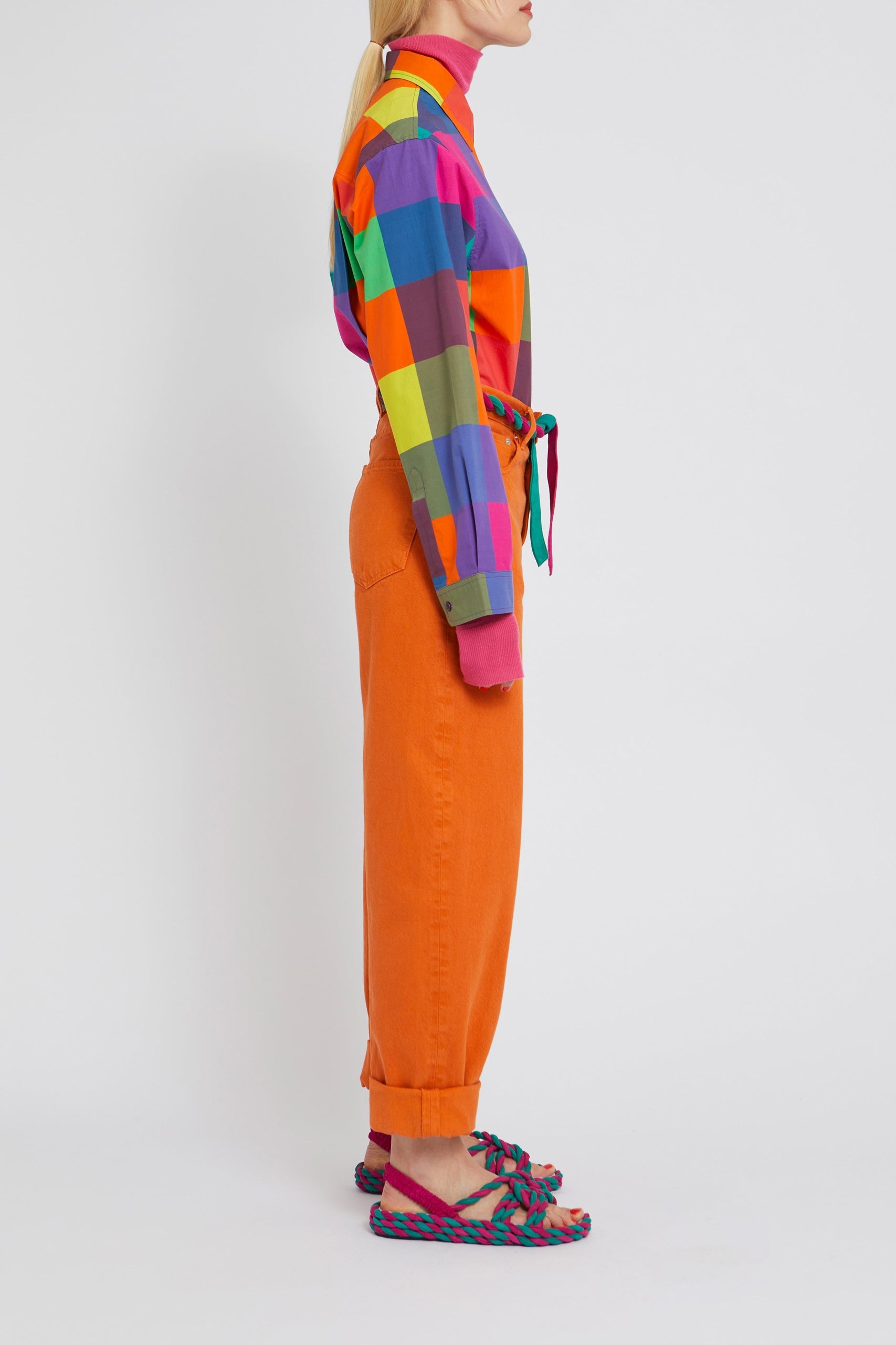Blouse Gula multicolore coupe oversize - Multico