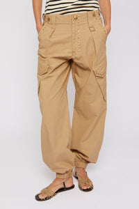Pantalon Gun coupe cargo - Beige