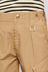 Pantalon Gun coupe cargo - Beige