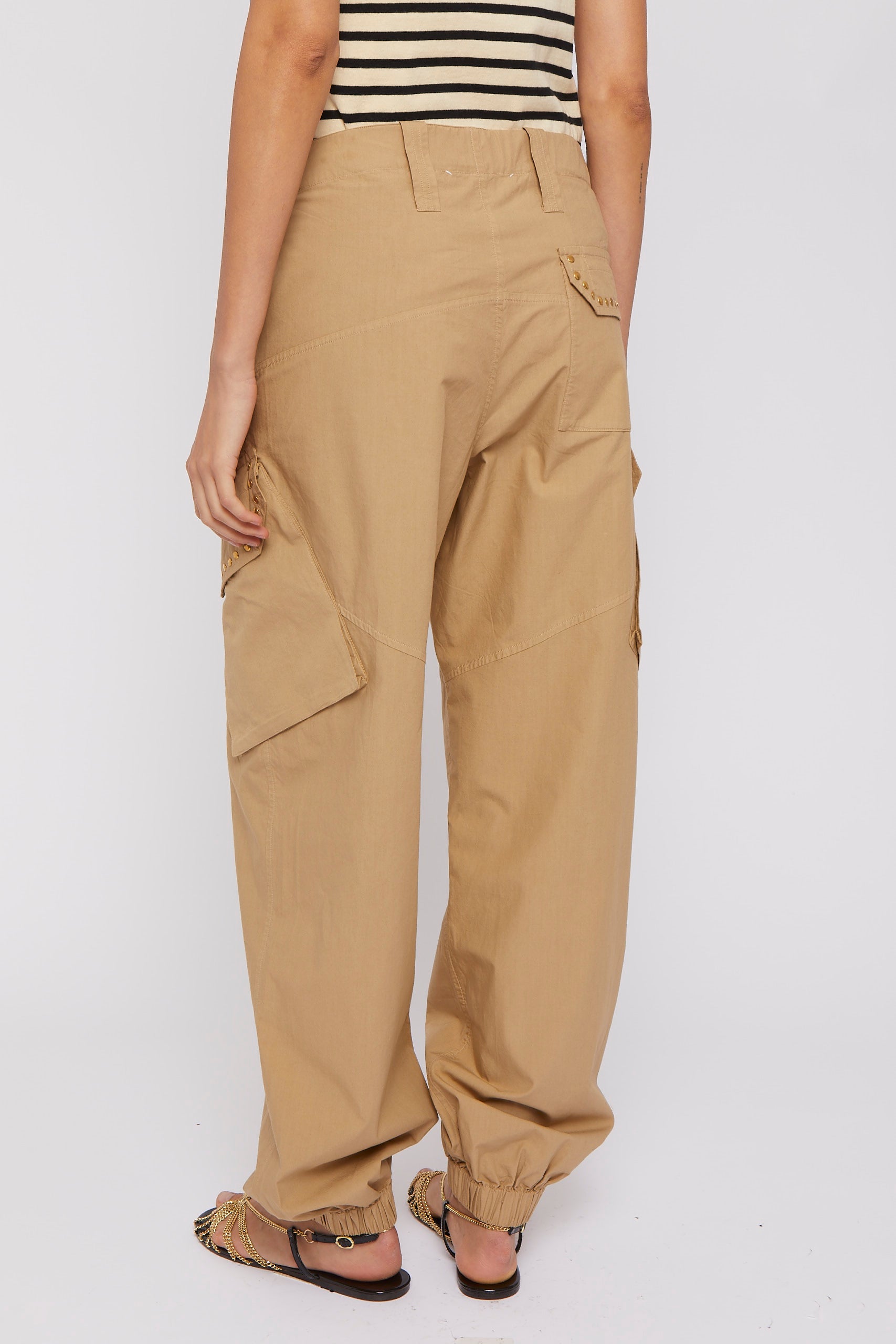 Pantalon Gun coupe cargo - Beige