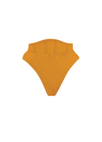 Gura high waist bikini bottoms - Mustard