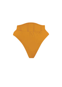 Gura high waist bikini bottoms - Mustard